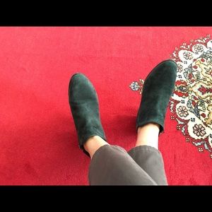 Sam Edelman Petty Booties Size 7.5 in Forest Green